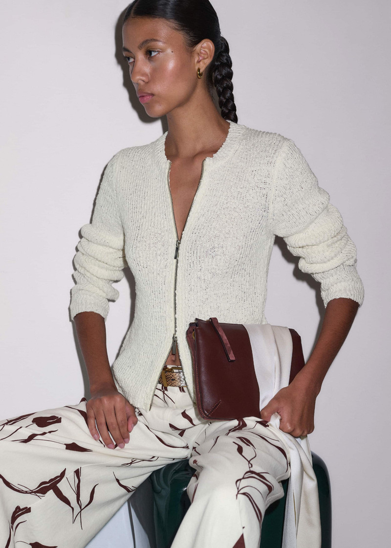 Double Zip Cardigan 1