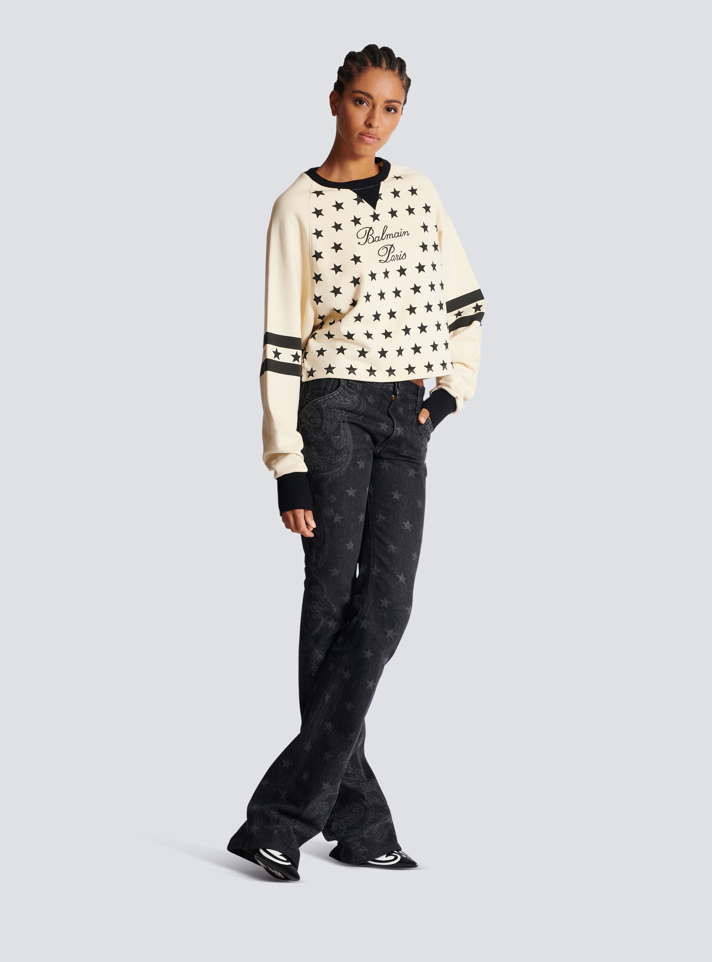 Balmain Signature stars sweater - 3