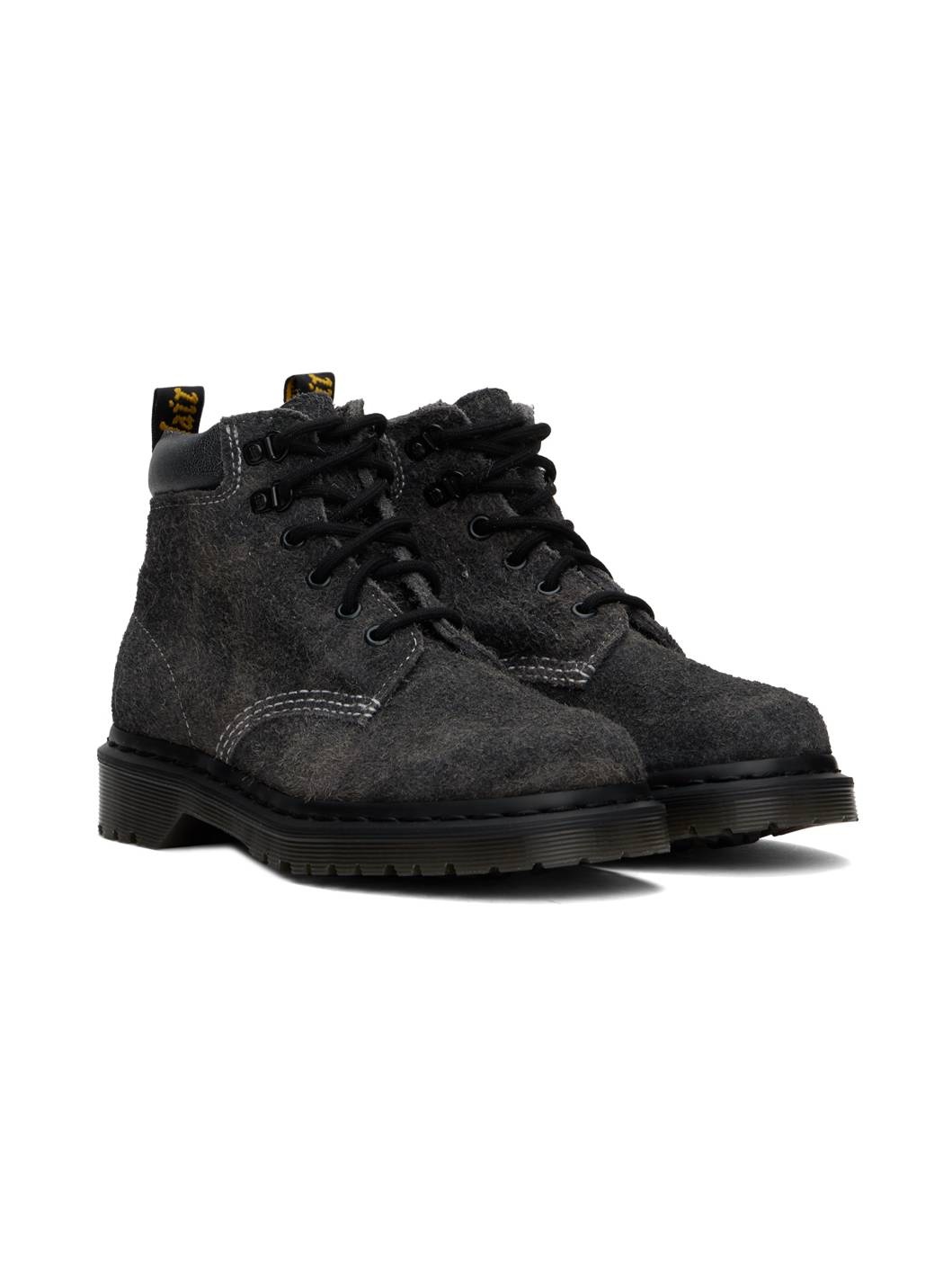 Gray 939 Stonewashed Suede Boots - 4
