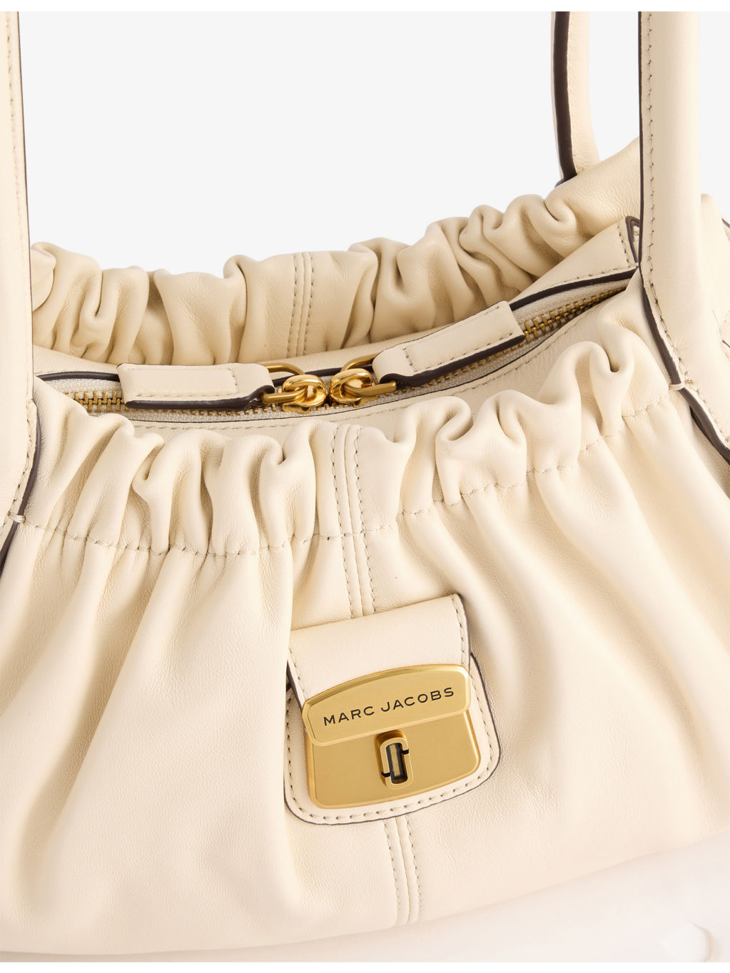 Cristina Logo-Plaque Leather Satchel Bag - 4