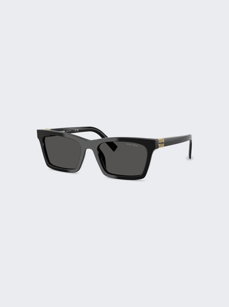 Miu Miu Rectangular Sunglasses Black outlook