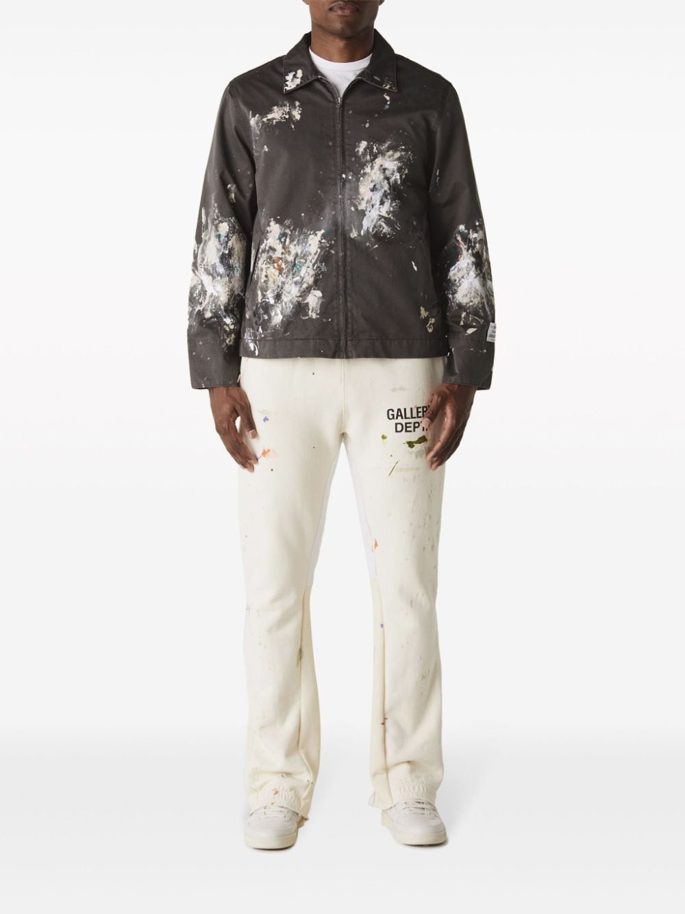 Montecito paint splatter-print jacket - 2