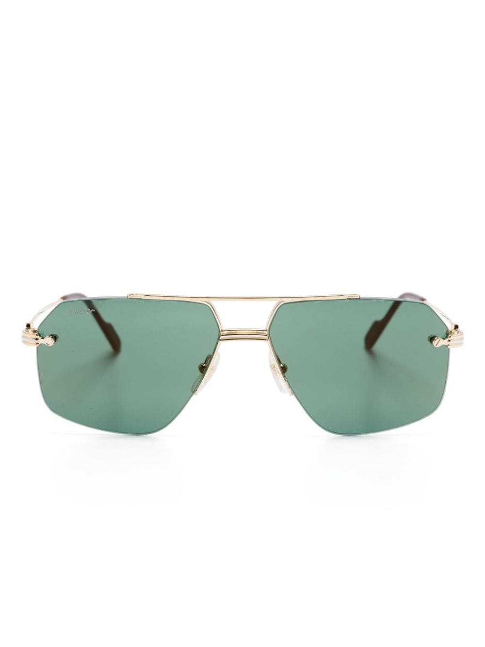 pilot-frame sunglasses - 1