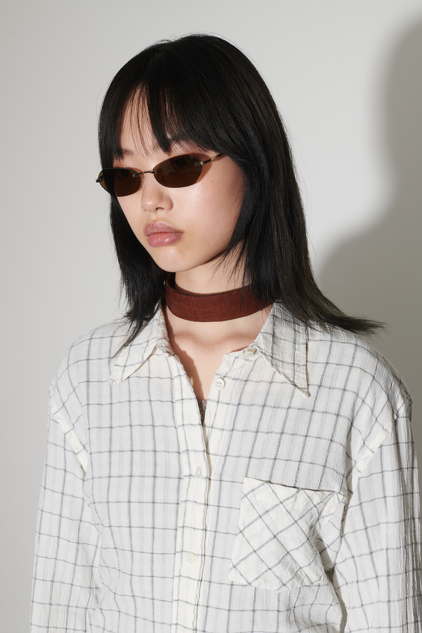 Daisy Shirt Light Mediterranean Check - 3