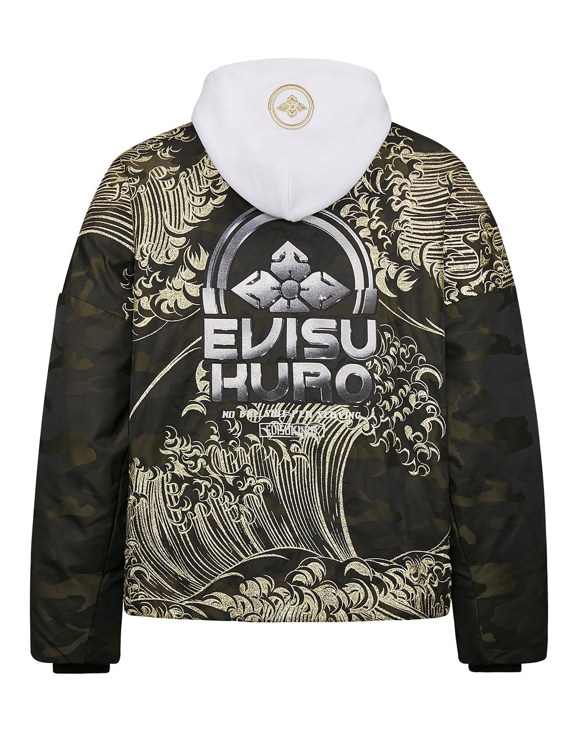 3D Ukiyo-E Embroidered Padded Jacket - 2