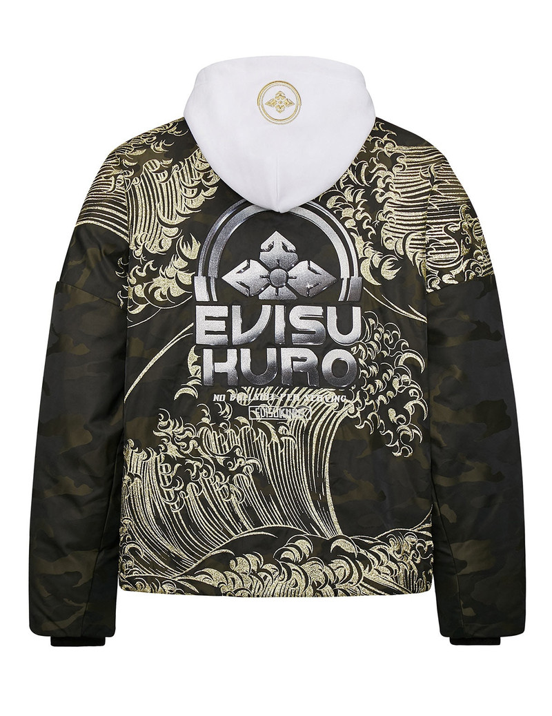 EVISU 3D Ukiyo-E Embroidered Padded Jacket outlook
