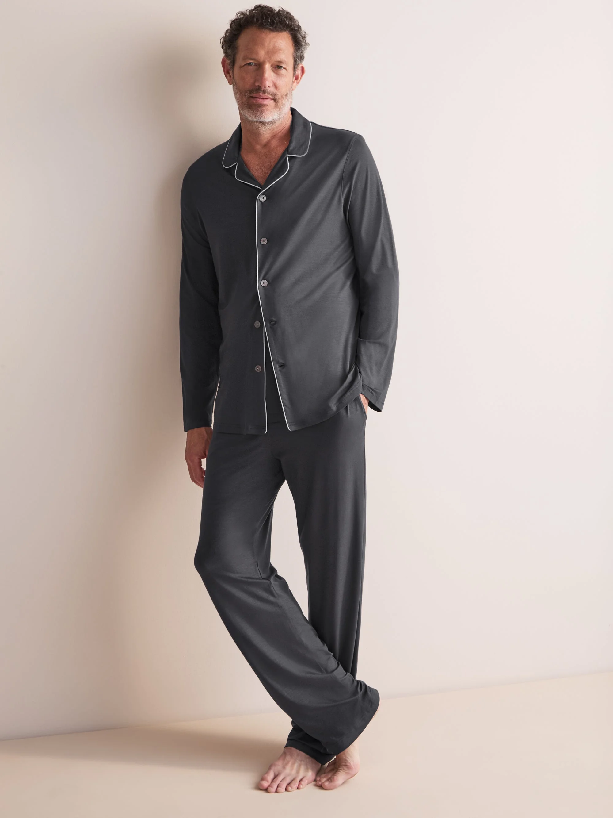 Basel Micro Modal Pajamas Elephant Gray - 1