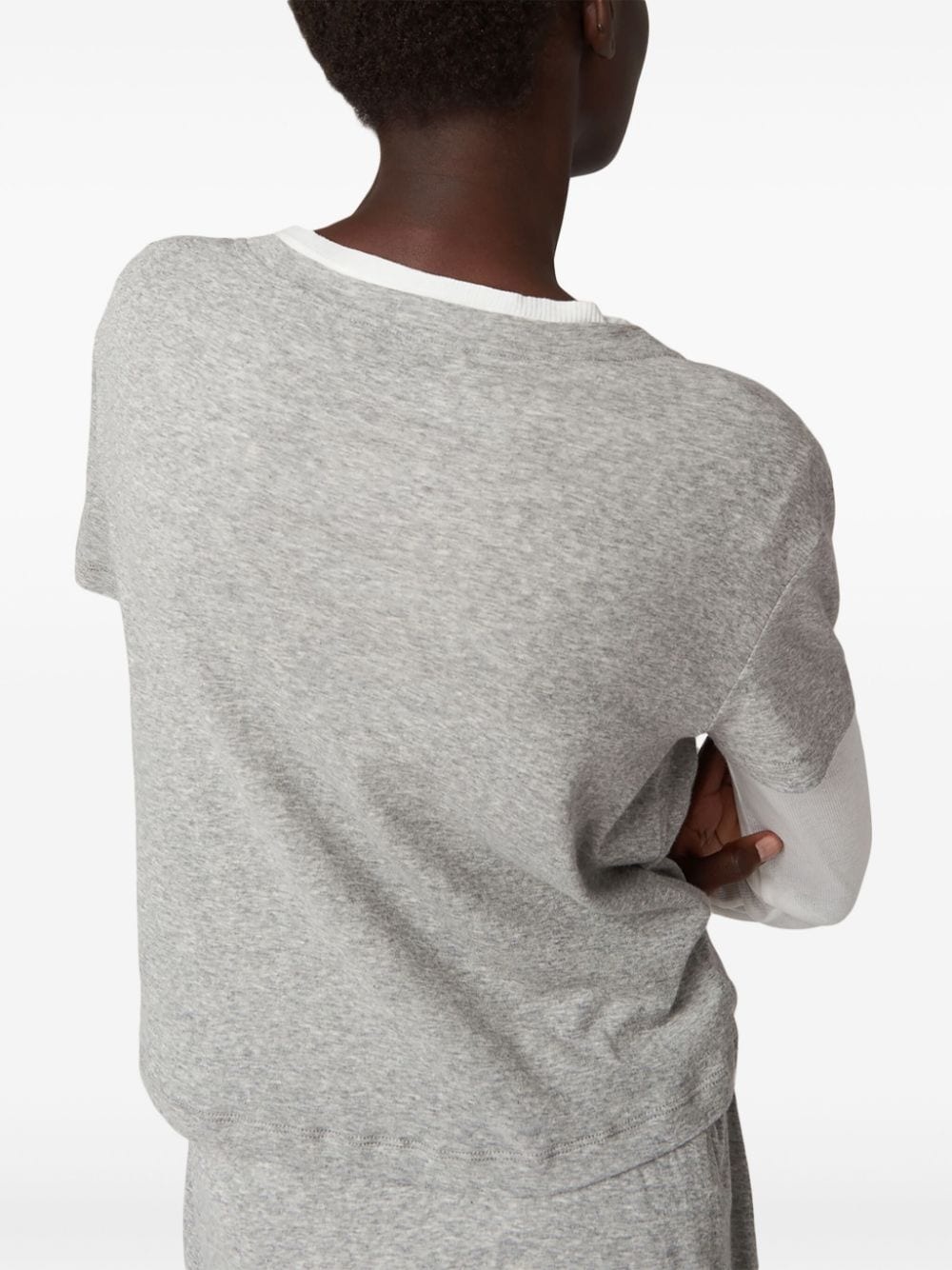 logo-patch T-shirt - 4
