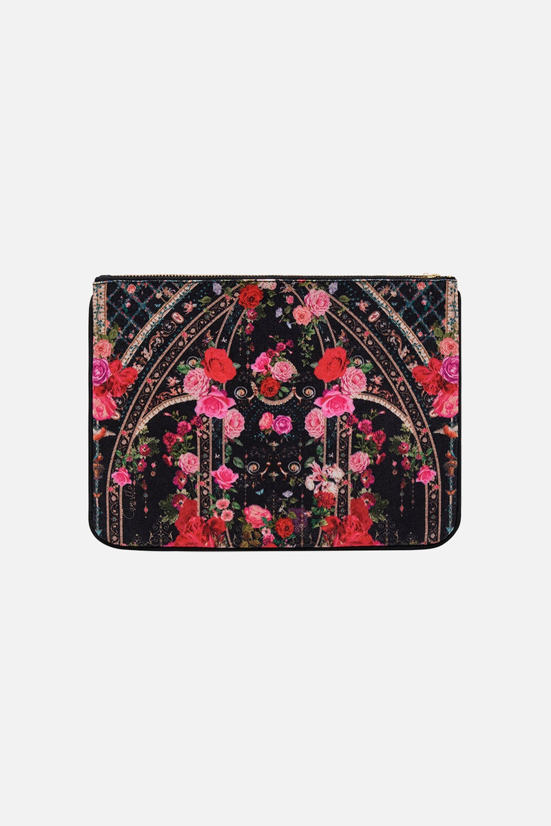 CAMILLA SMALL CANVAS CLUTCH outlook