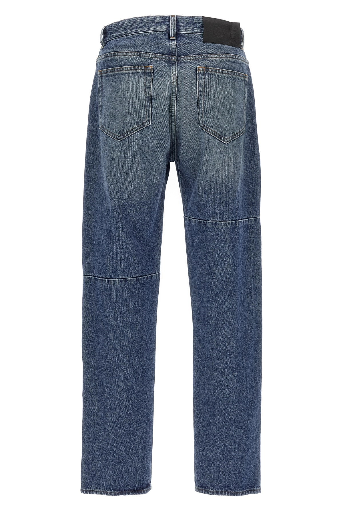 Asymmetric stitching jeans - 3