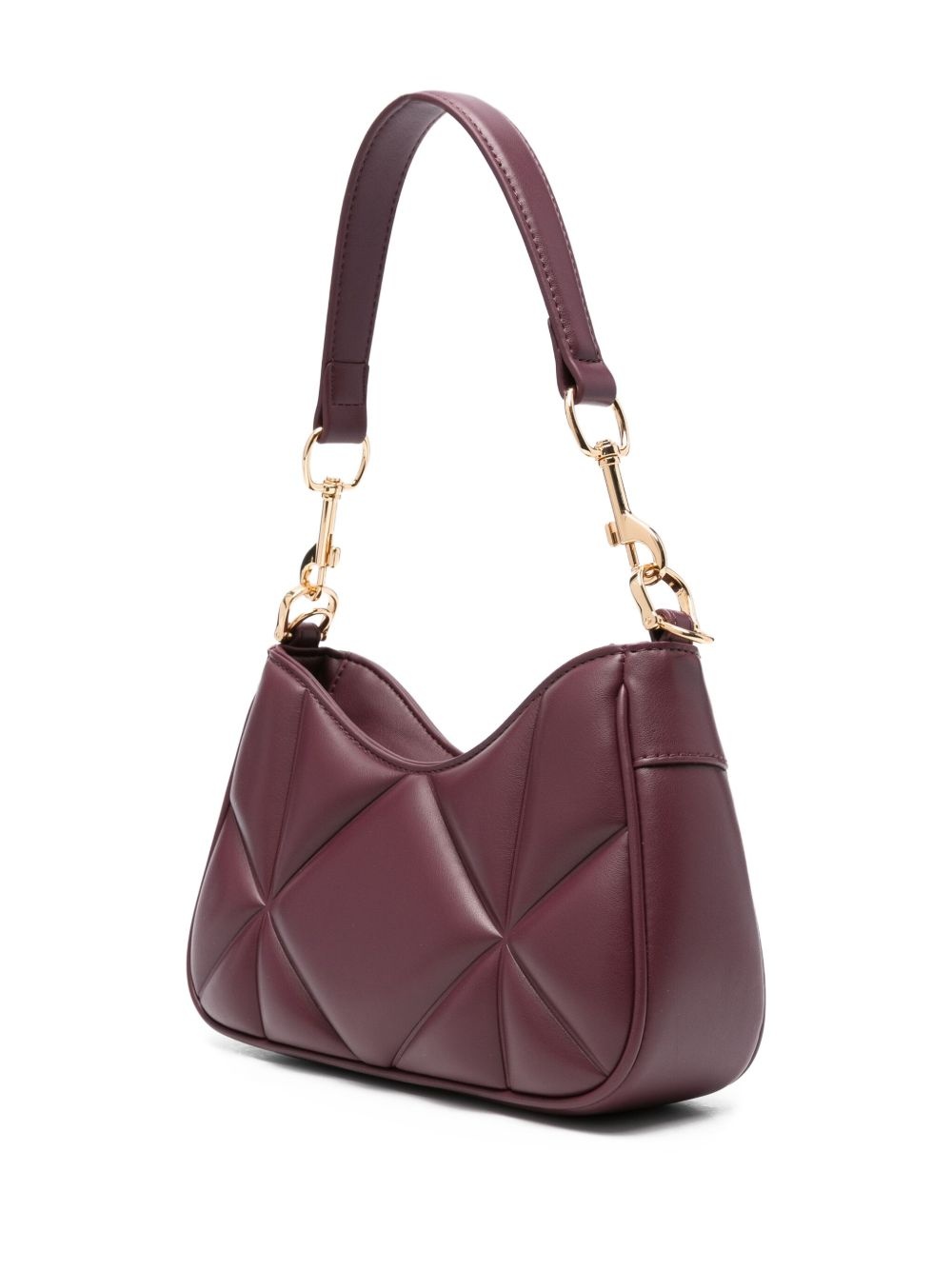 quilted logo shoulder bag - 3