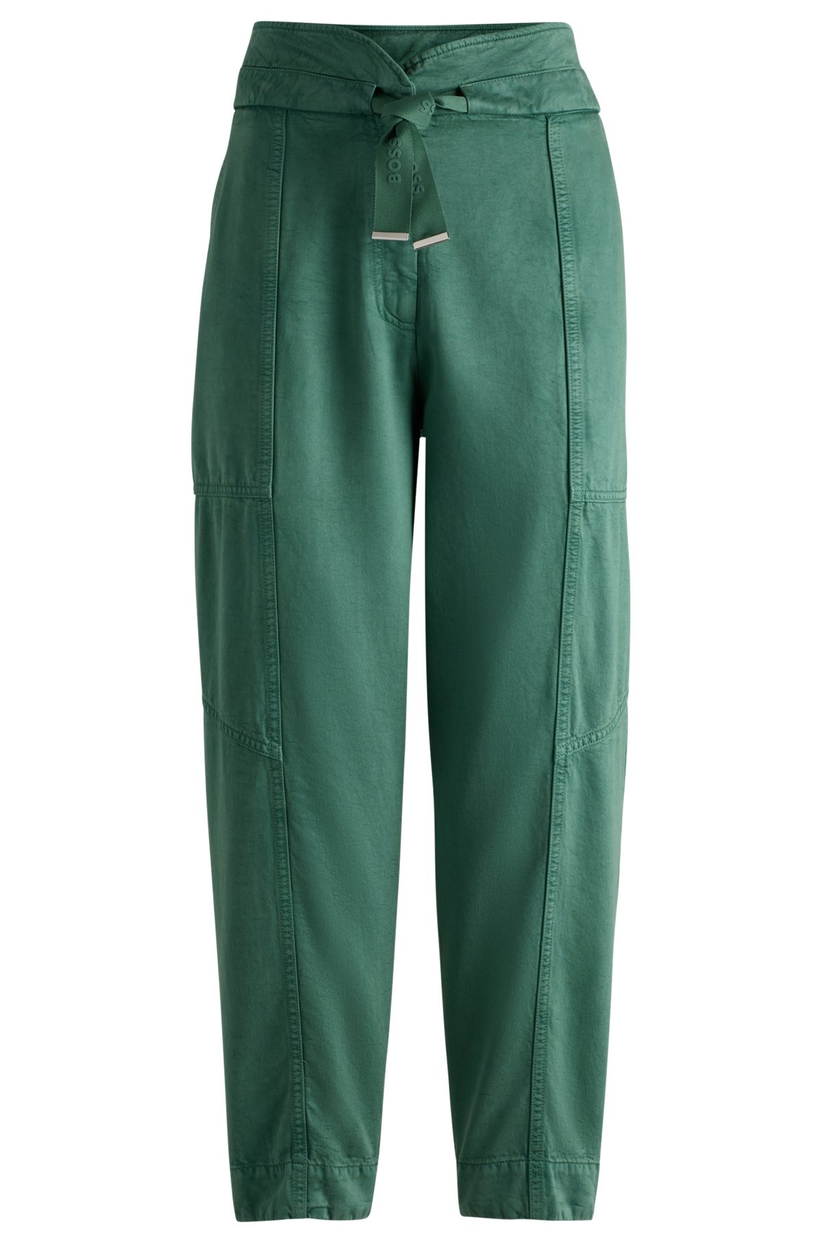 REGULAR-FIT TROUSERS WITH PAPERBAG WAIST - 1
