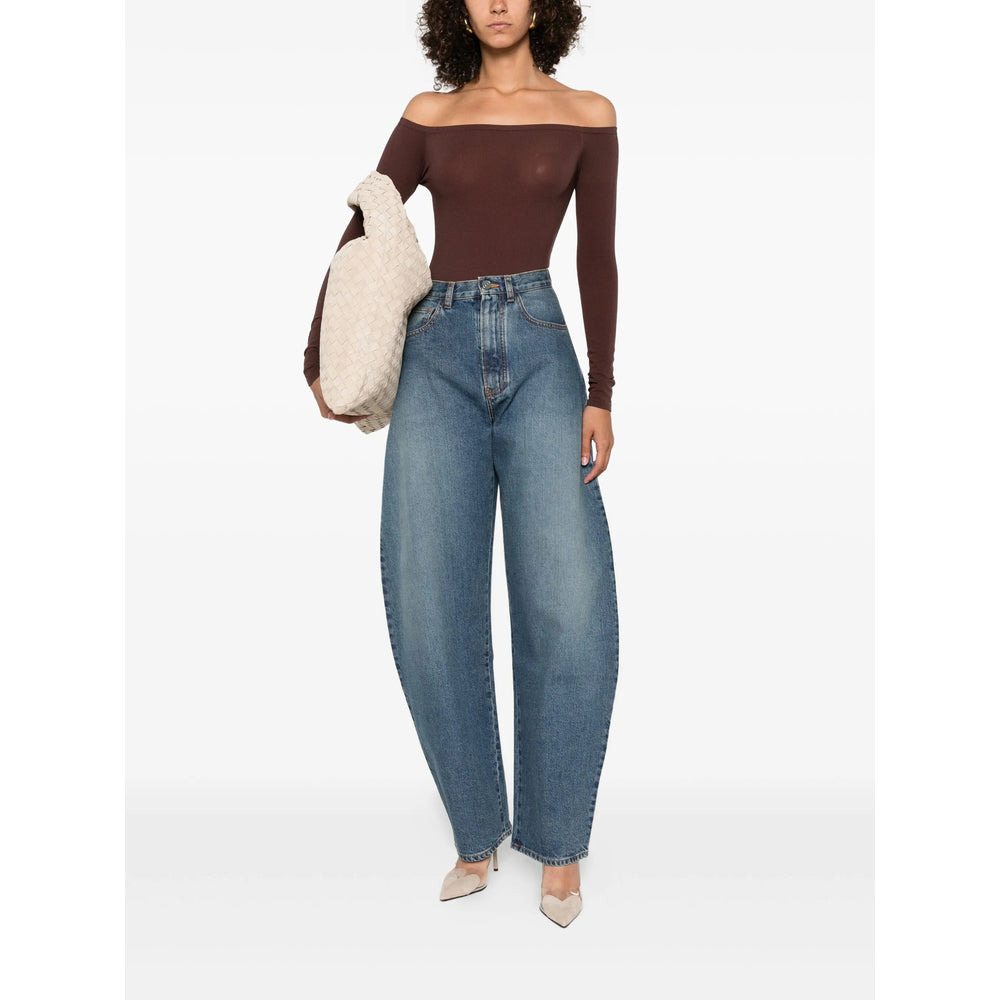 Alaïa Blue Denim - Wide-Leg Jeans Women - 2