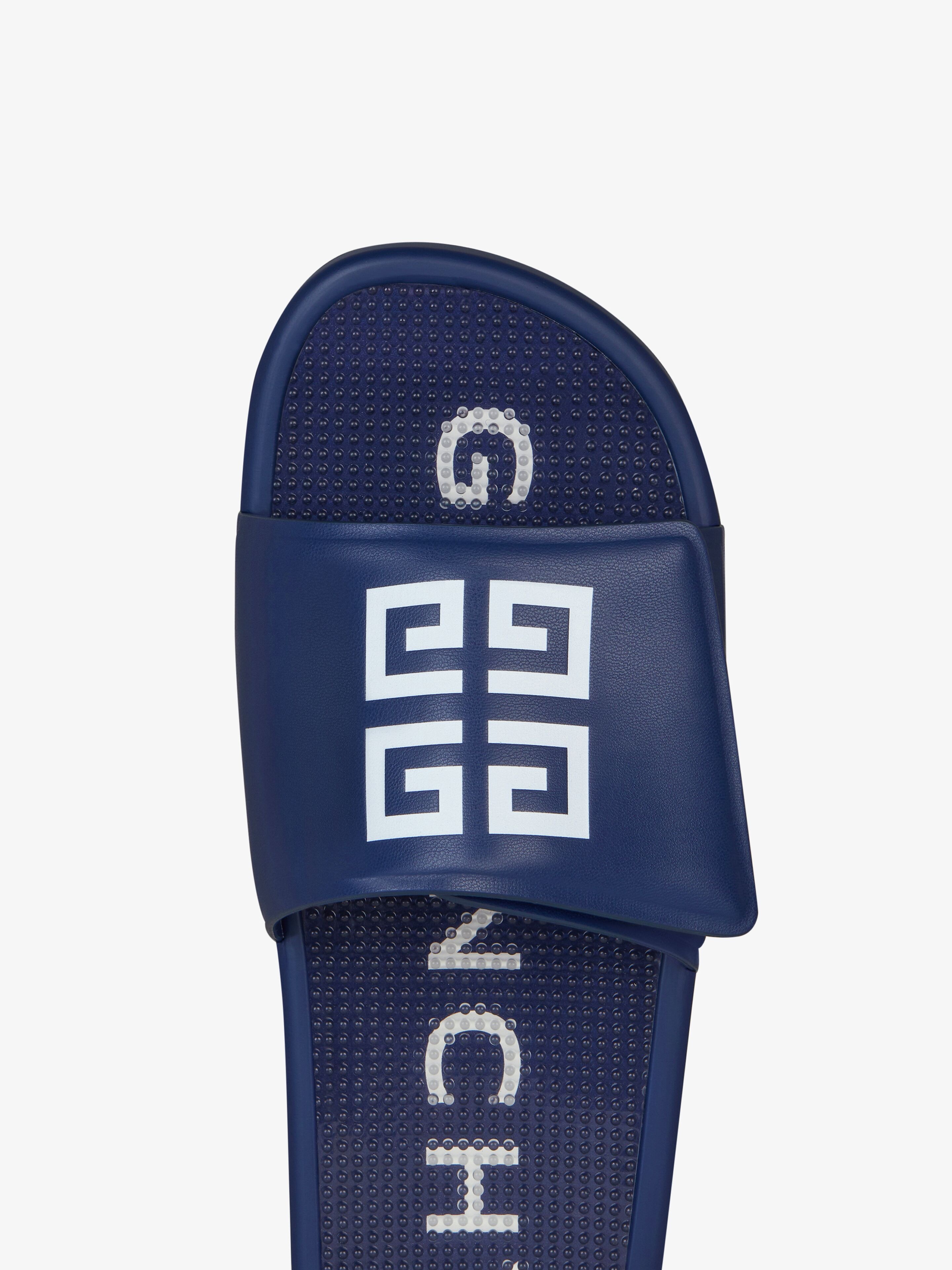 SLIDE FLAT SANDALS IN SYNTHETIC LEATHER - 6