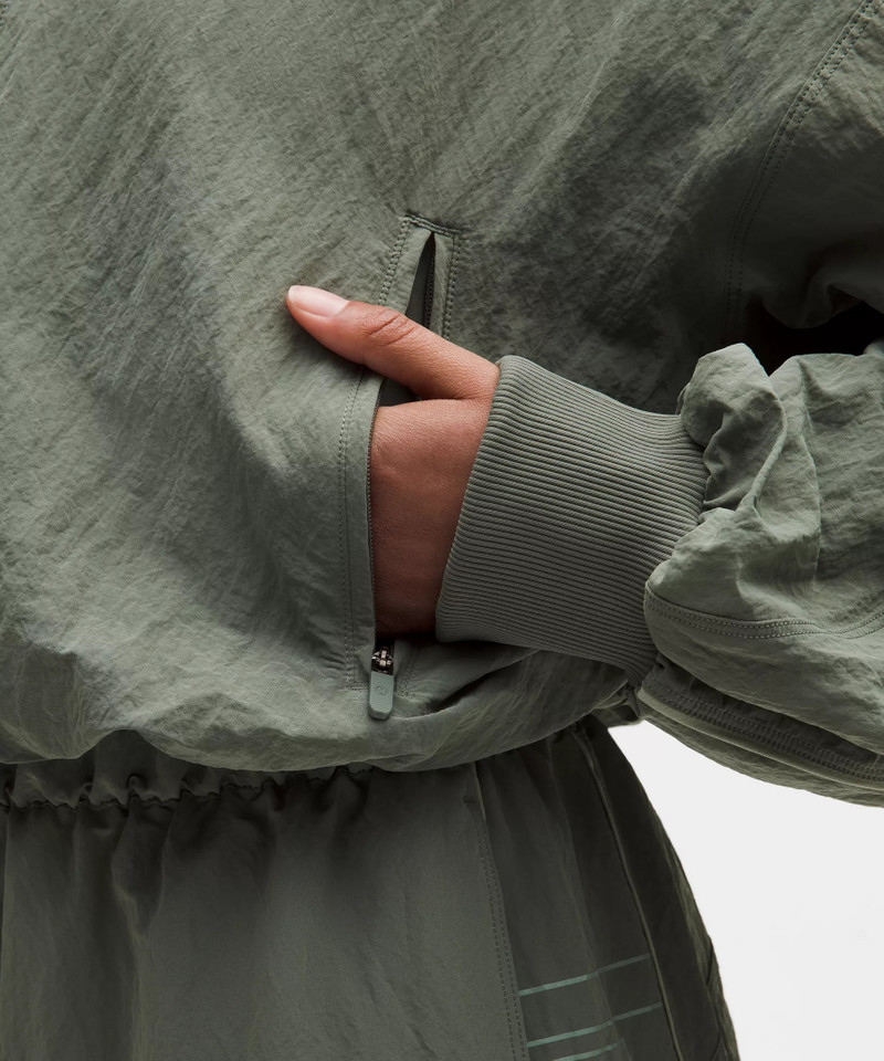 Crinkle Nylon Track Jacket *Wordmark 5