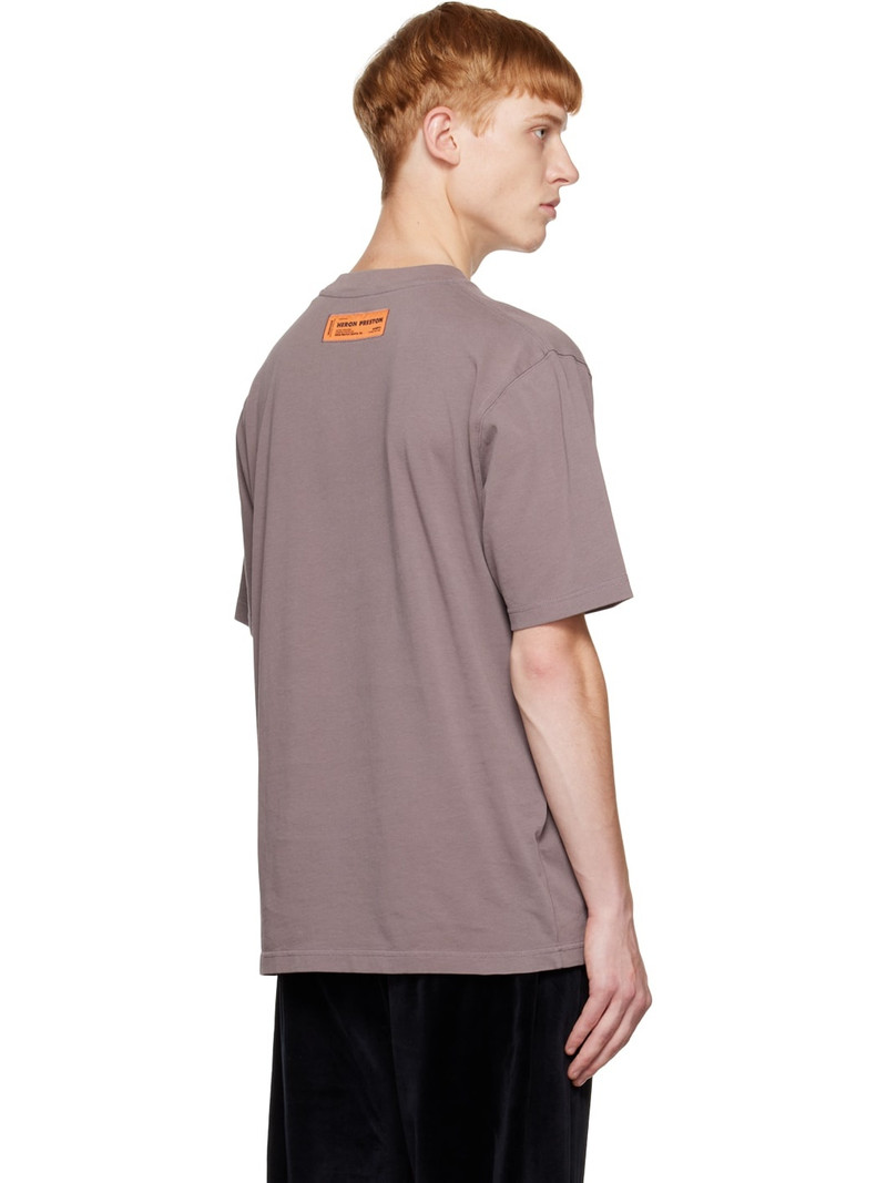 embroidered-logo 승무원 목 티셔츠 3