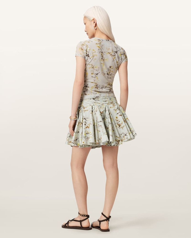 TULIP FLORAL VOUMINOIS MINI SKIRT 6