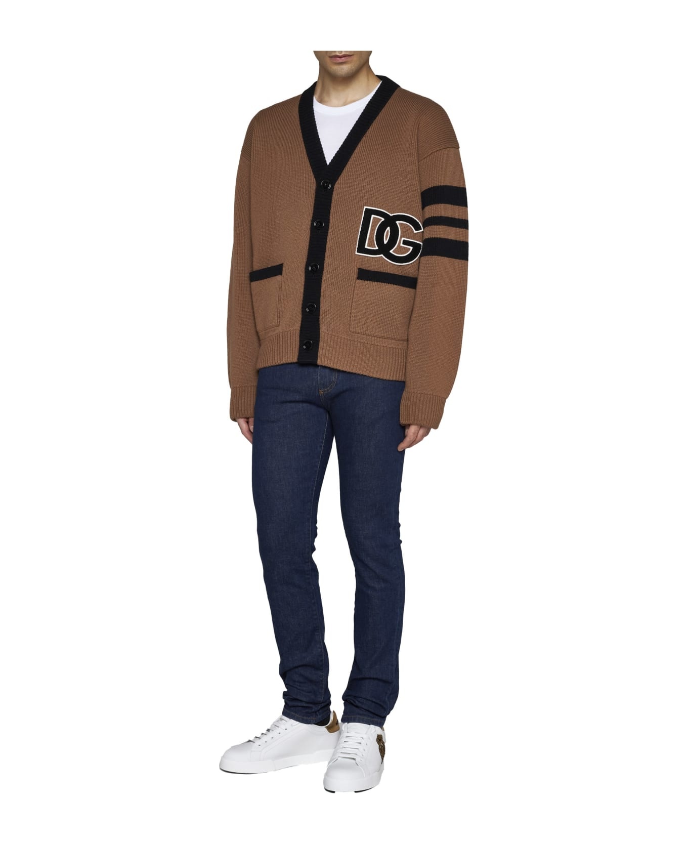 Wool Cardigan With Logo - 2