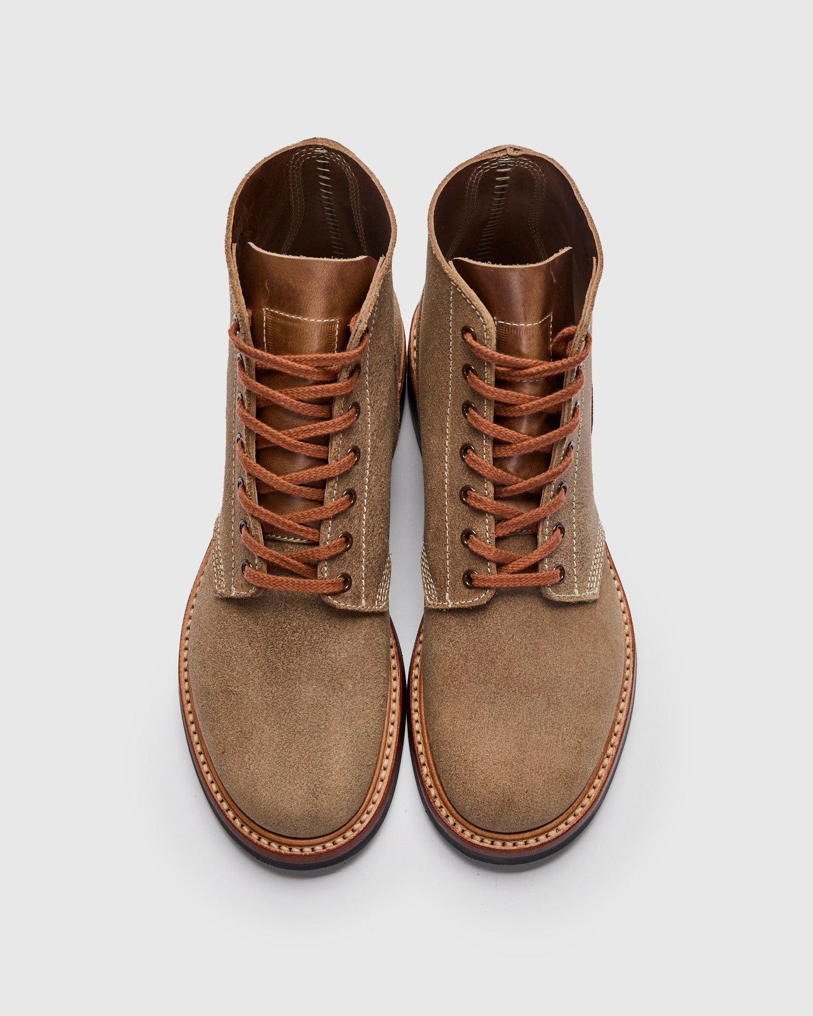 M-43 Service Shoe Boot in Horween Chromexcel Natural Roughout - 6