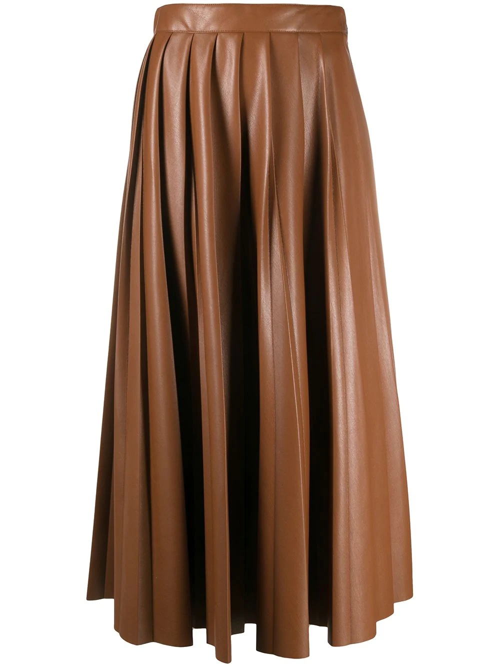 polished finish skirt - 1