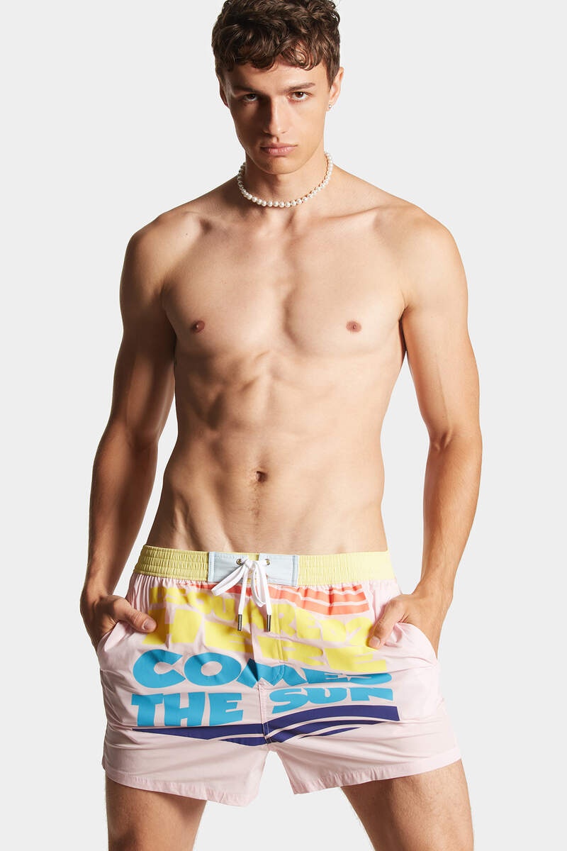 PRINTED BOXER MIDI - 3