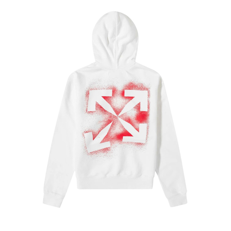 Off-White Off-White Stencil Arrows Hoodie 'White' outlook