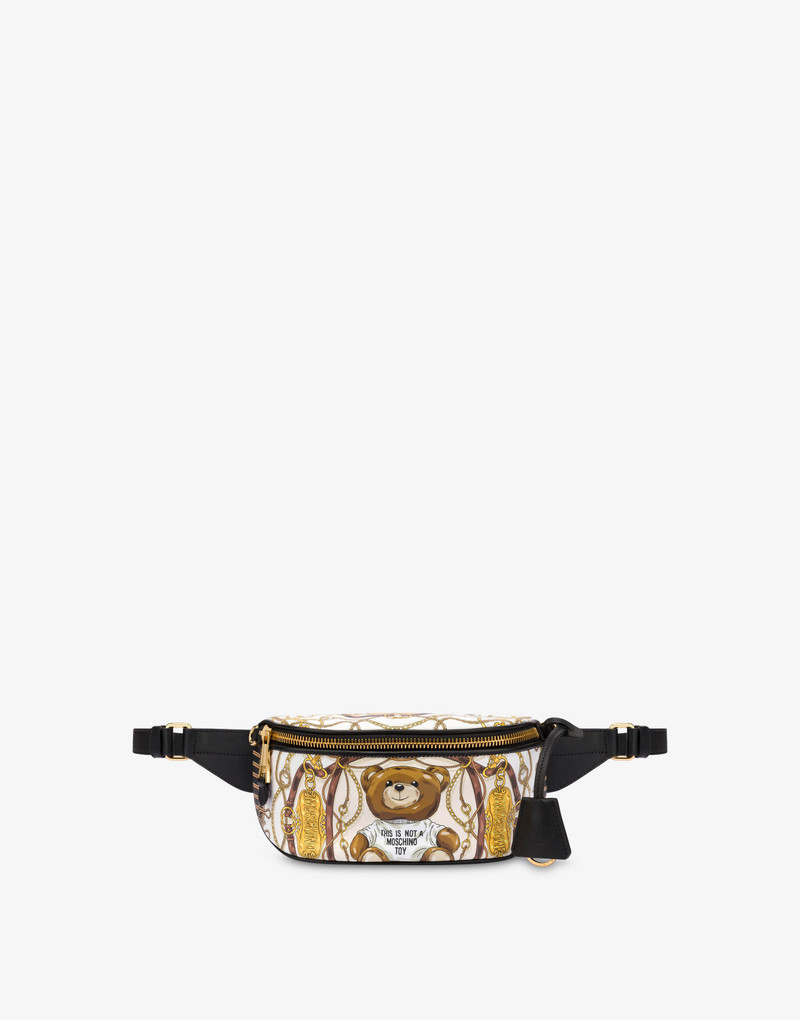 MILITARY TEDDY SCARF CALFSKIN BELT BAG 1