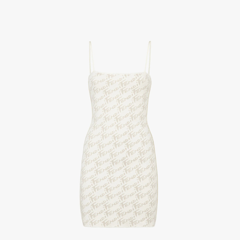 White viscose dress 4