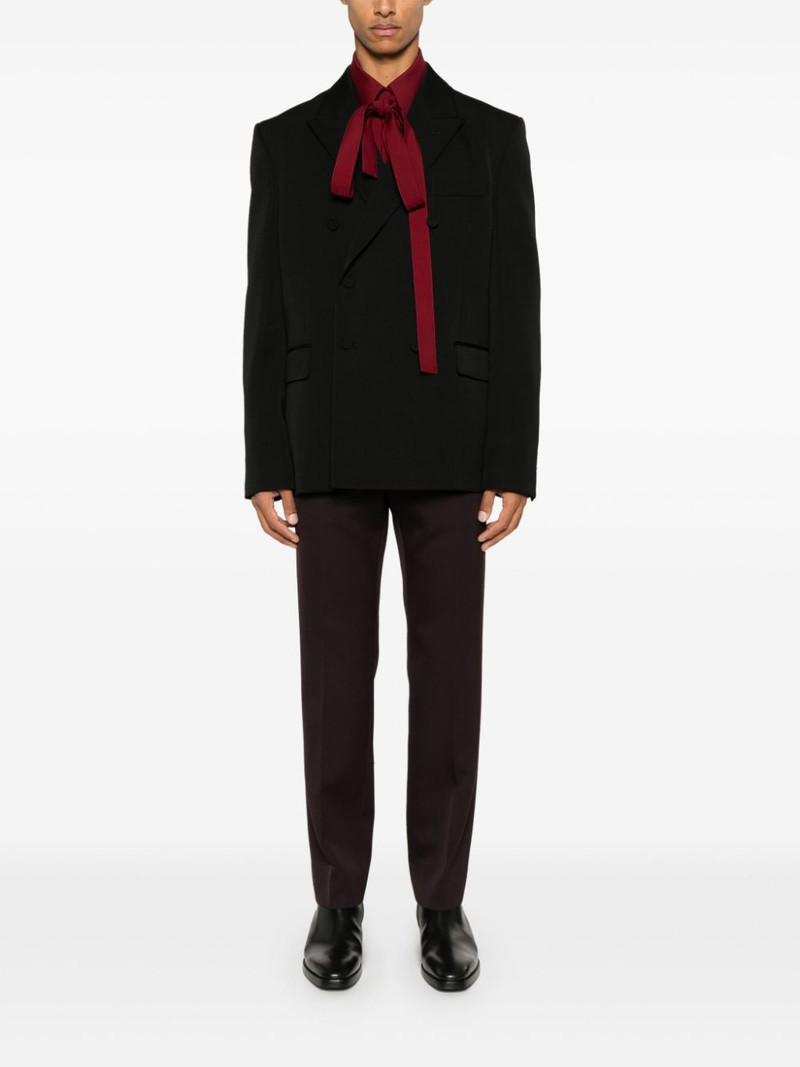 GUCCI double-breasted wool blazer outlook