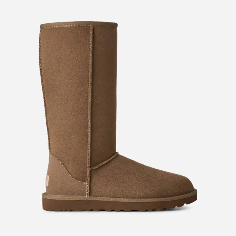 ® Women's Classic Tall II Sheepskin Classic Boots in Light Bronze - 1