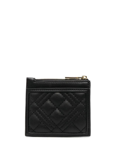 Moschino quilted zip-up cardholder outlook