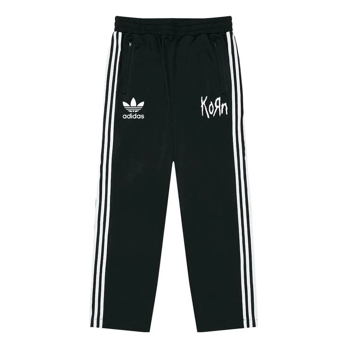 adidas x KORN 트랙 바지 '블랙' IN9110 - 1