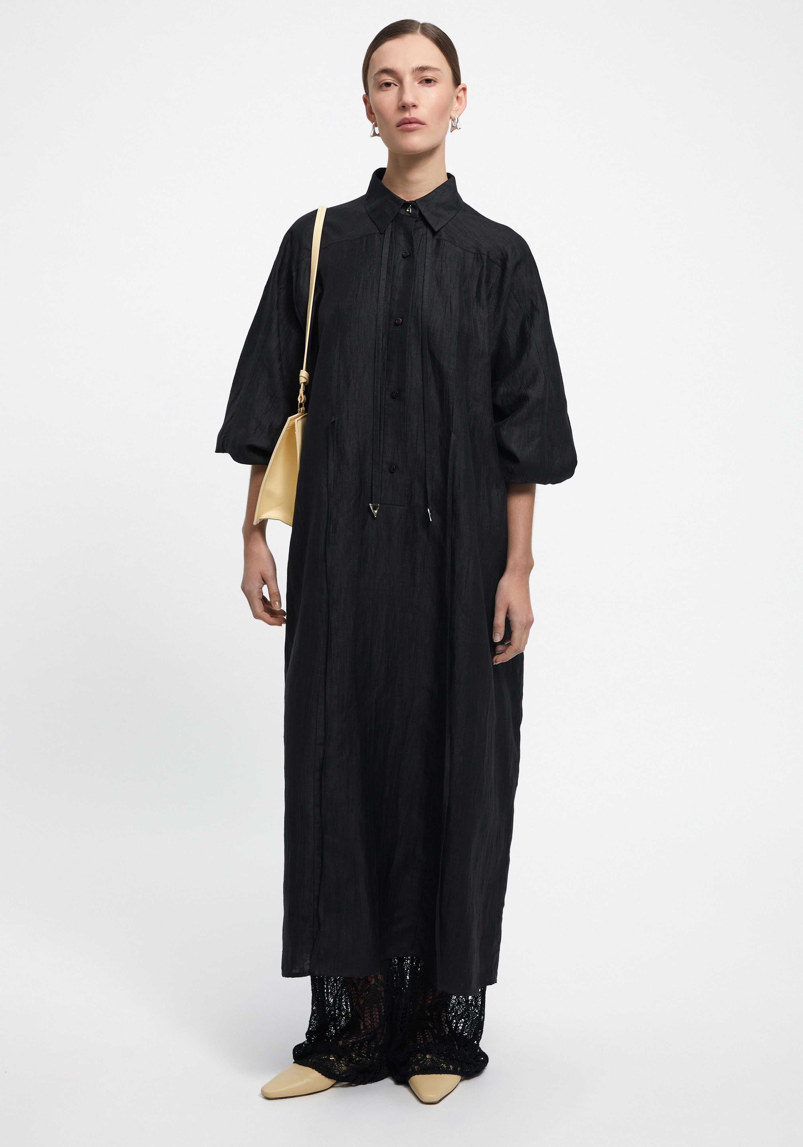オールインワン・サロペット Aeron Ann - Linen Shirt Dress AERON ANN Linen shirt dress | REVERSIBLE