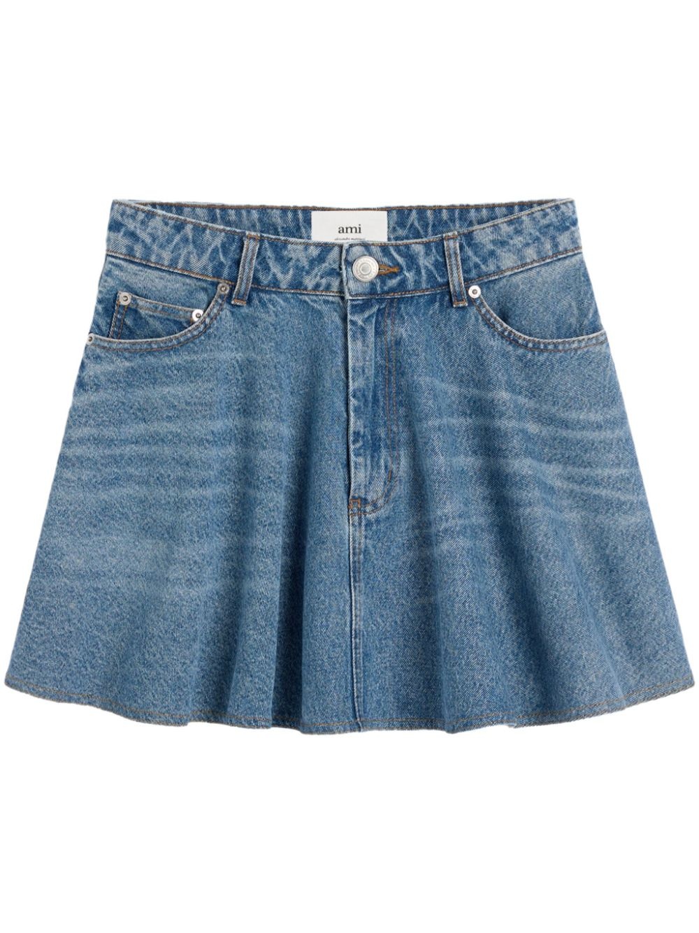 flared miniskirt - 1
