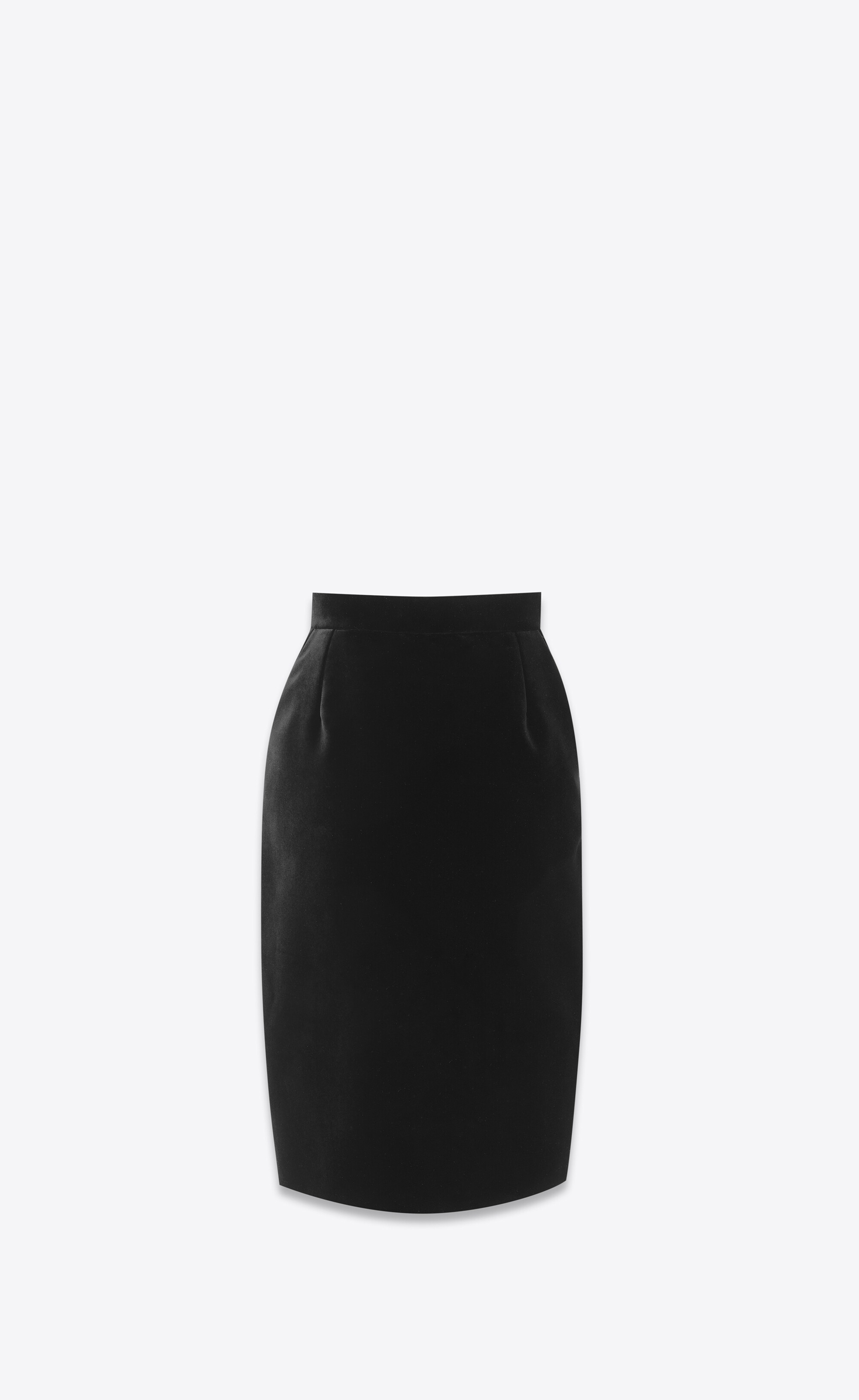 pencil skirt in velvet - 1