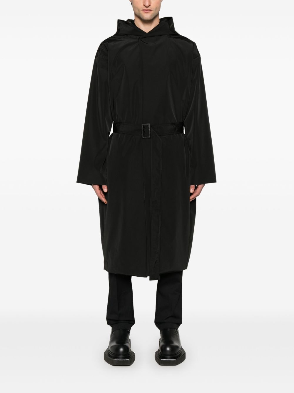 hooded coat - 2