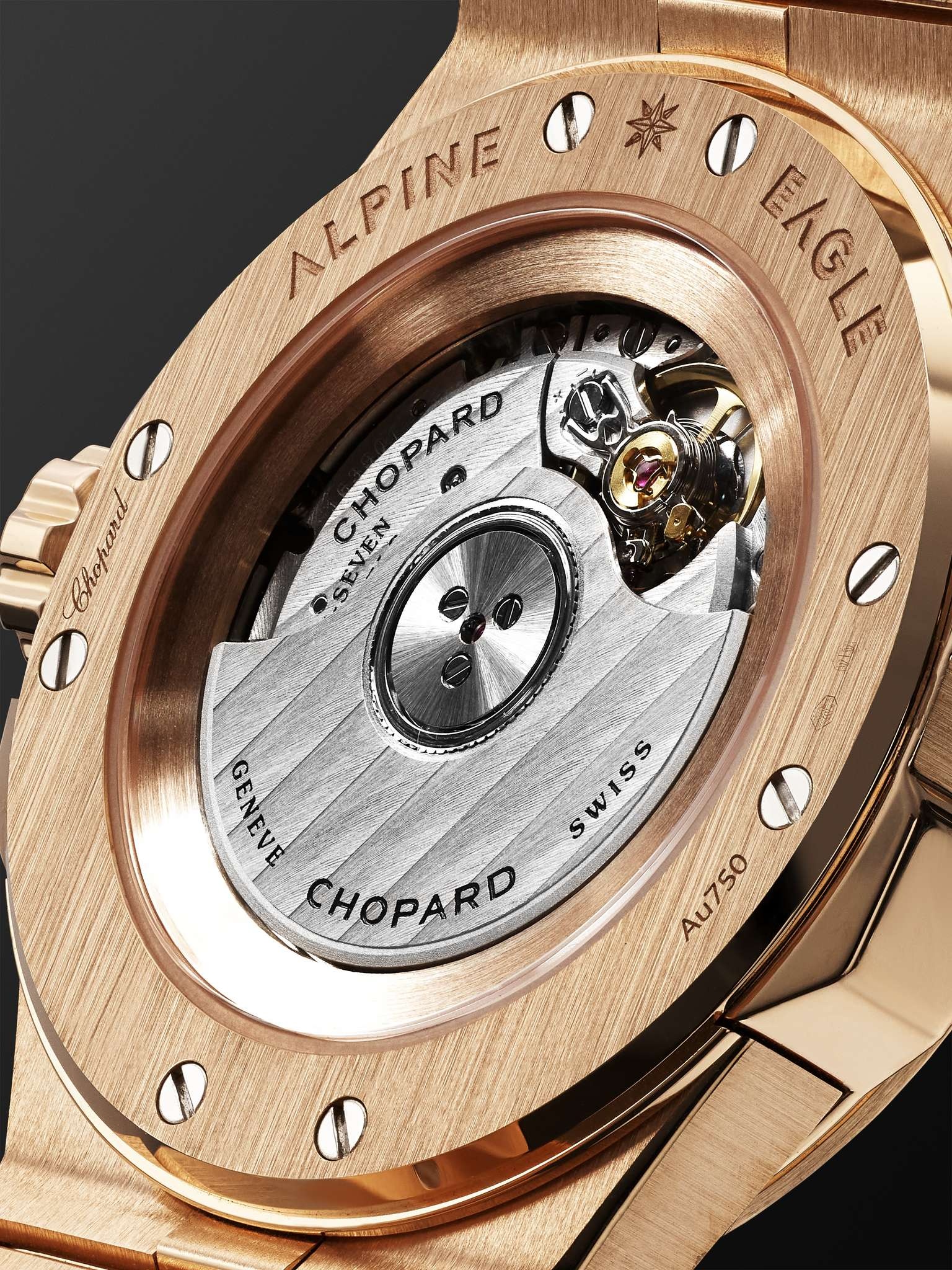 Alpine Eagle Automatic 36mm Brushed 18-Karat Rose Gold Watch, Ref. No. 295370-5001 - 3