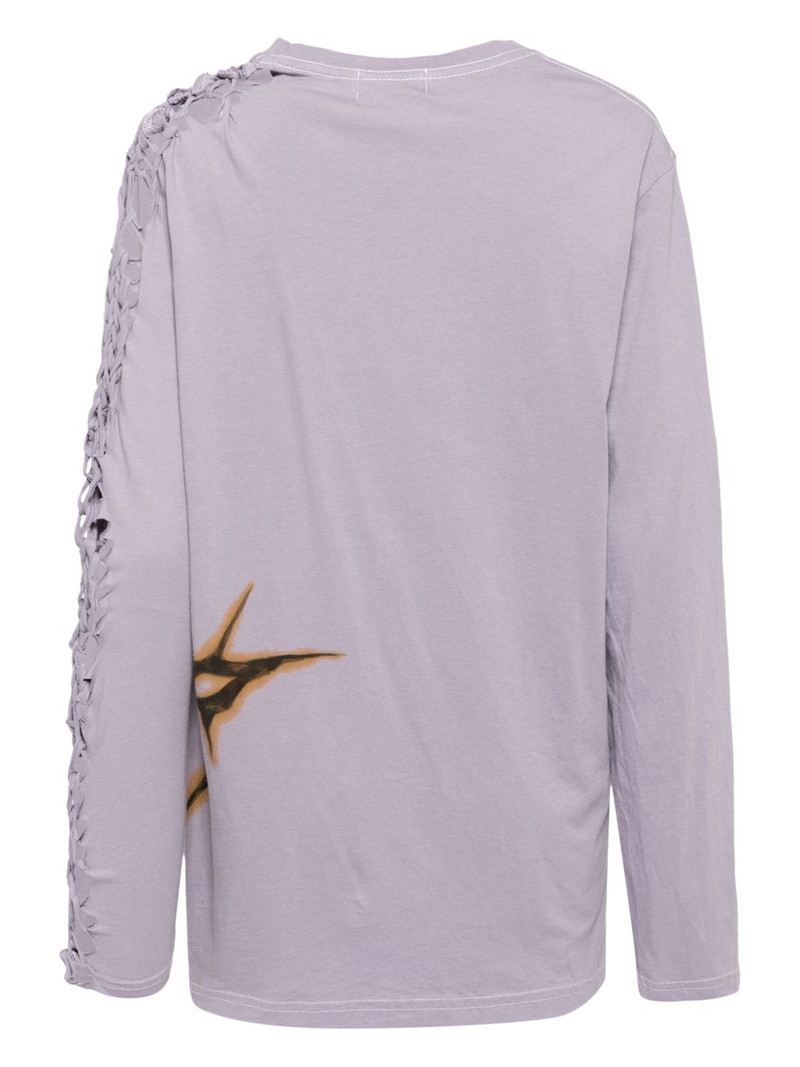 Collina Strada Mauve Tosh long shirt tee outlook