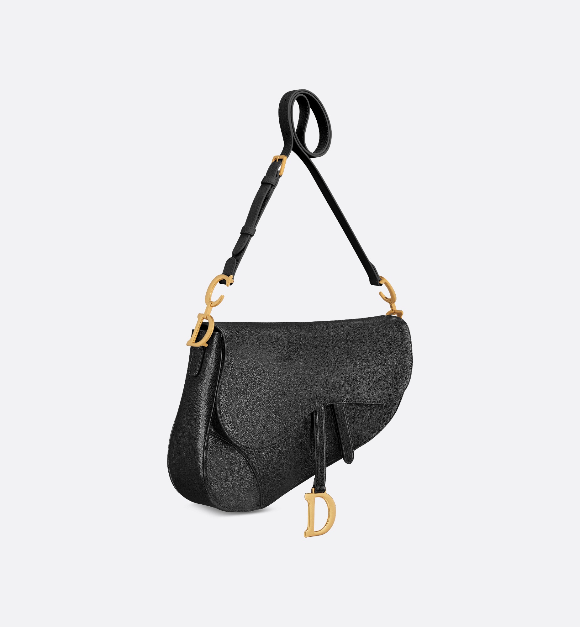 Large Soft Saddle Bag with Strap - 3