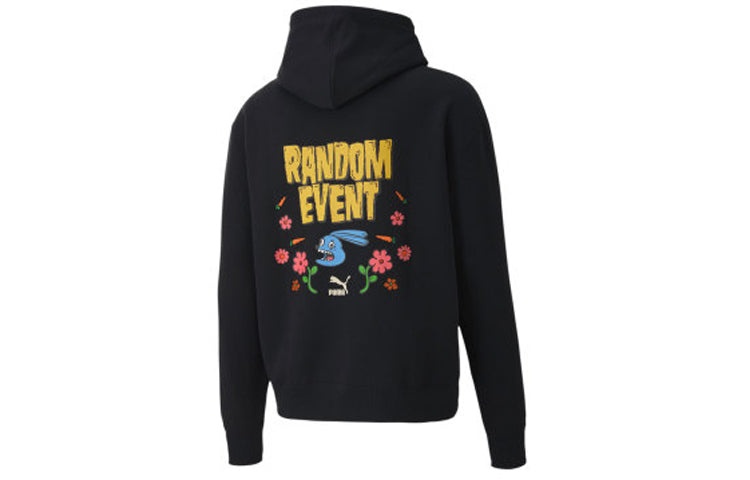 PUMA x Randomevent Pullover Graphic Hoodie Black 596662-01 - 2