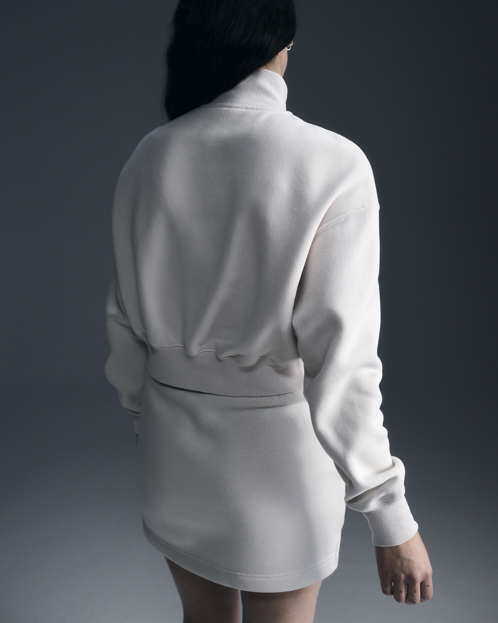 Nike Sportswear Phoenix Fleece Women's 1/2-Zip Cropped Sweatshirt - 3