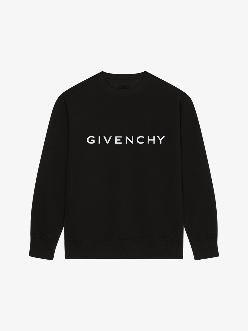 GIVENCHY ARCHETYPE SLIM FIT SWEATSHIRT IN FLEECE - 1