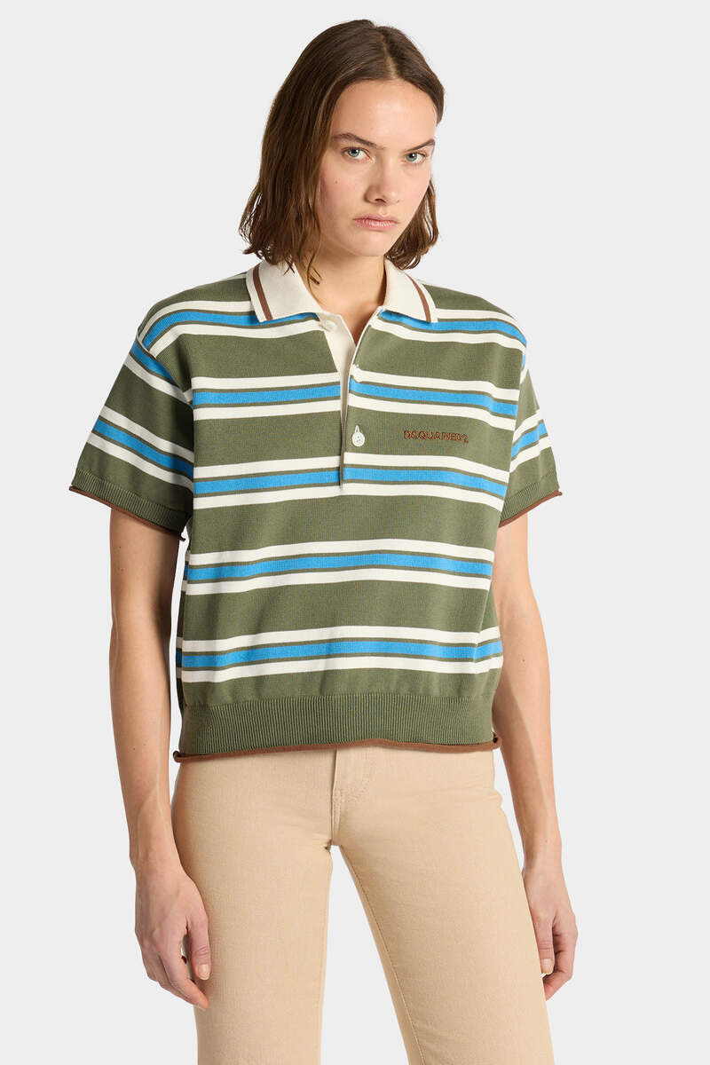 STRIPED KNIT POLO 3
