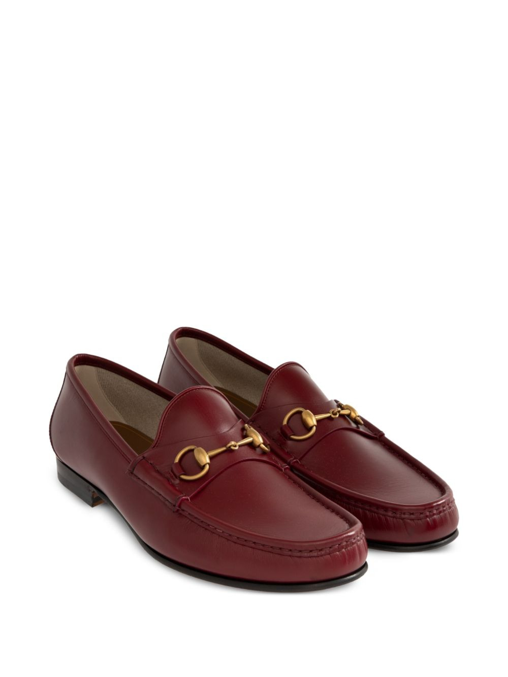 horsebit leather loafers - 2