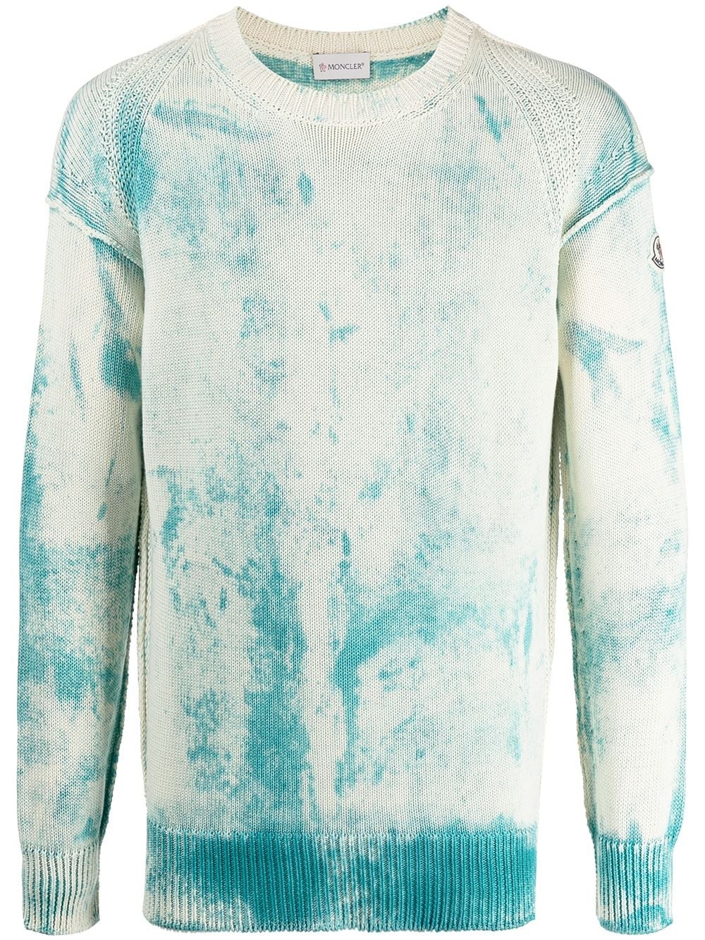 tie-dye cotton jumper - 1