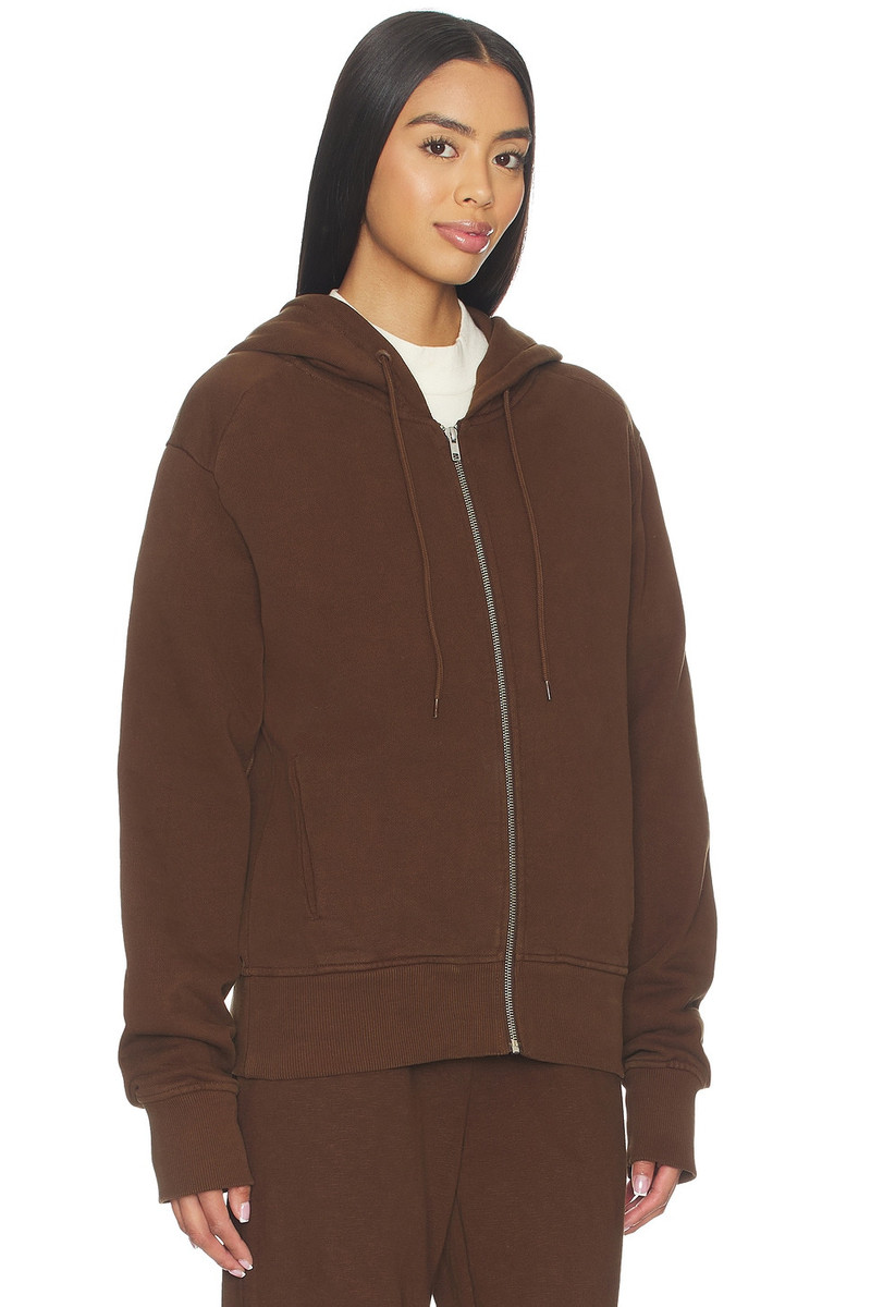 entire studios Slim Zip Up Hoodie outlook