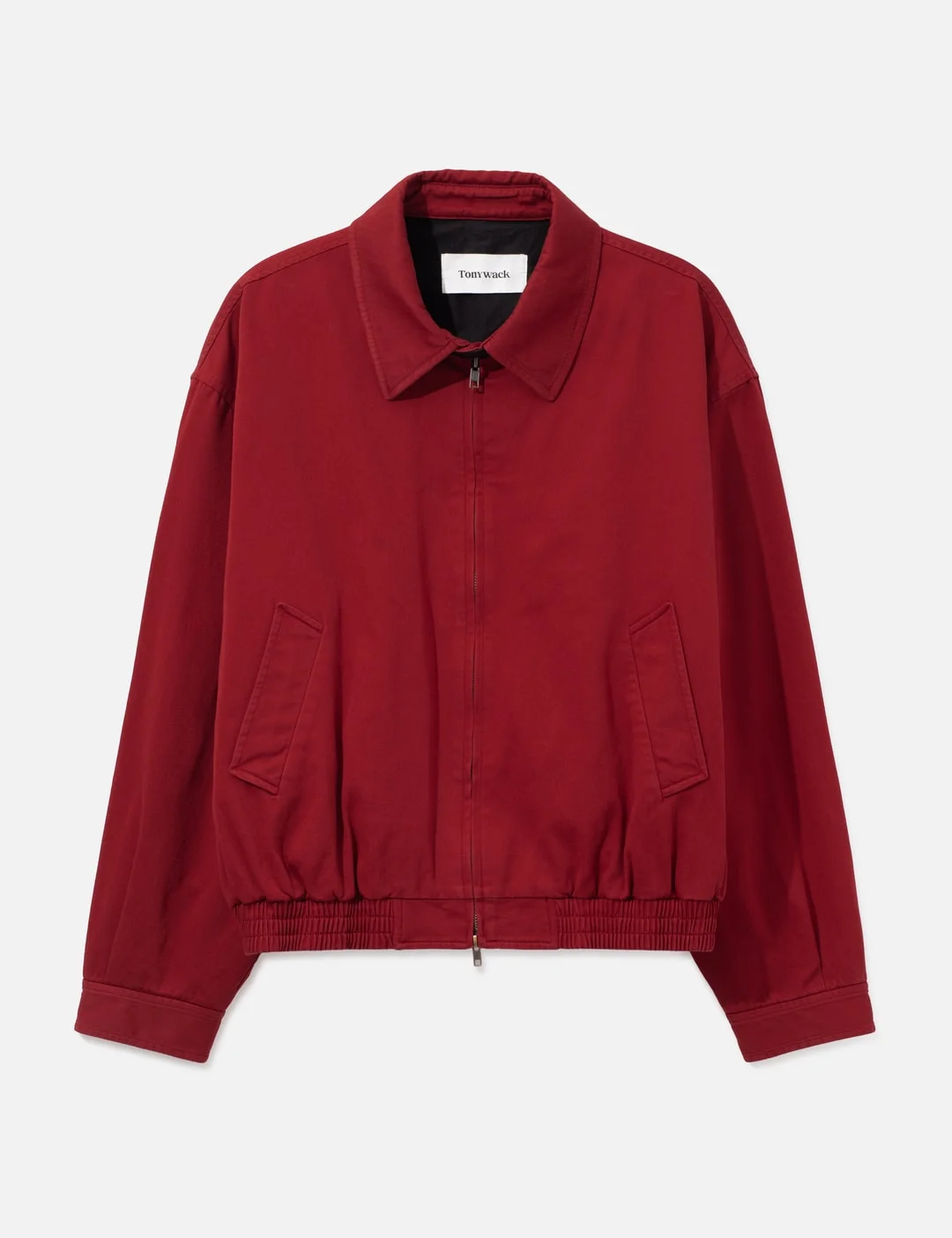 GARMENT WASHED COTTON BLOUSON - 1