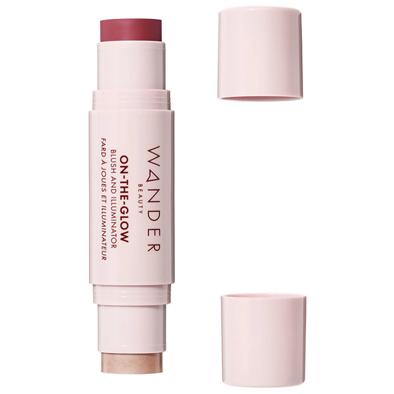 Wander Beauty On-the-Glow Blush and Illuminator - Strawberry Fields-Nude Glow - 1
