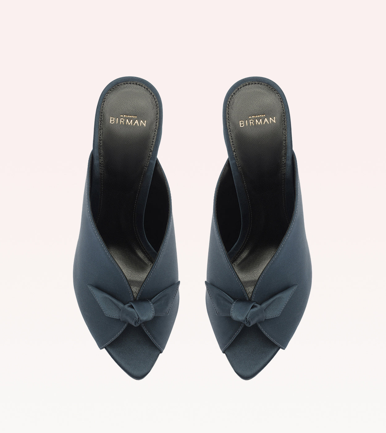 CLARITA VAMP 85 SATIN NAVY BLUE - 4