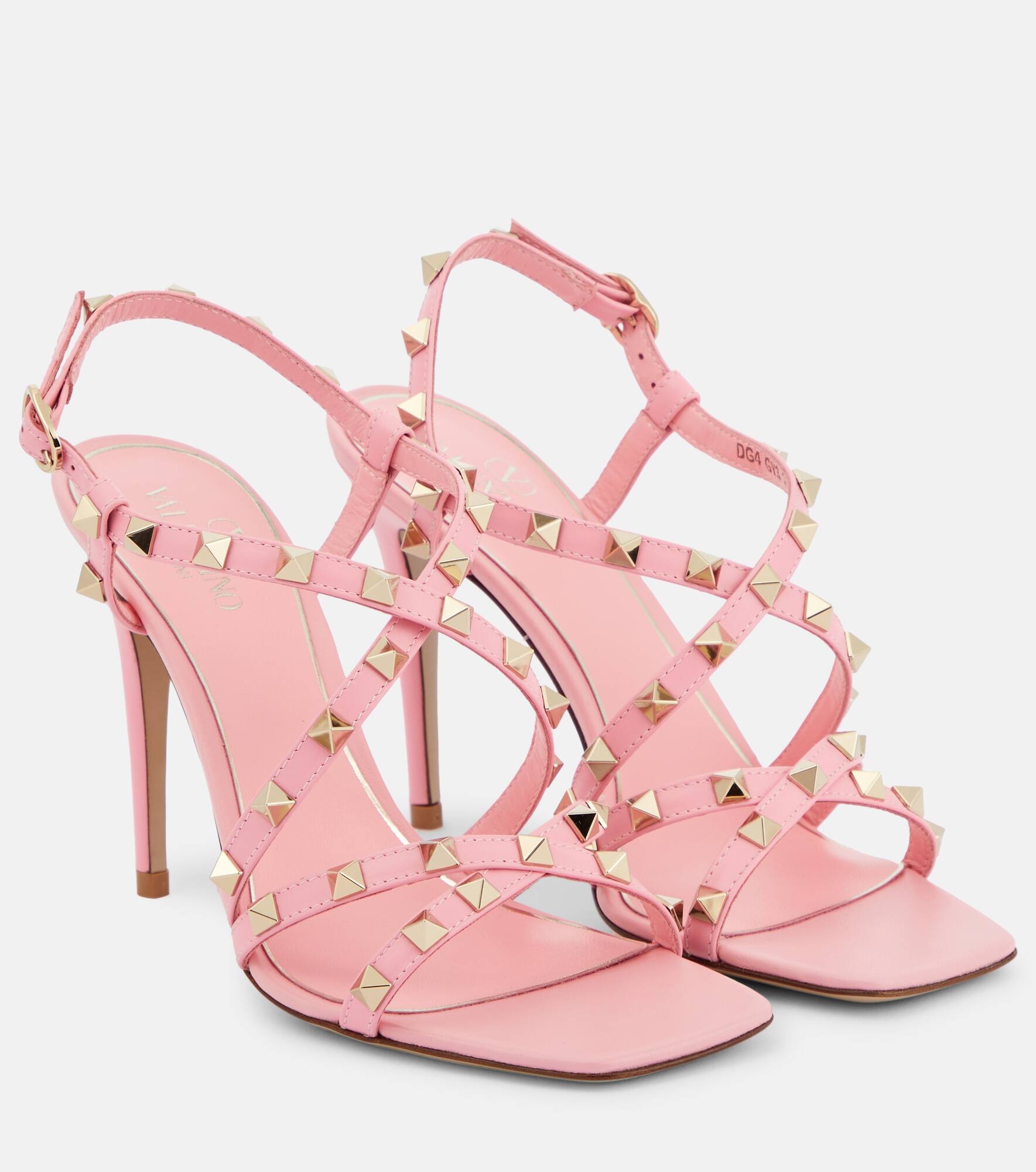 Rockstud 100 leather sandals - 1